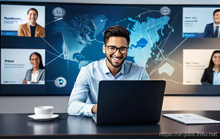 직업상담사 직무 도전 성공 사례 - **Prompt 1: Empowering Guidance Session**
    A bright, modern counseling office where a diverse gro...