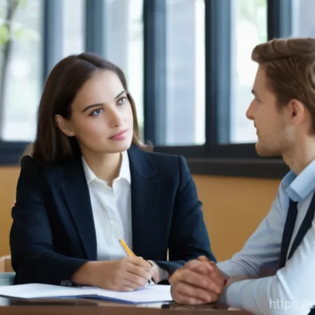 직업상담사 자격증 공부 스케줄 - **Prompt 1: Initial Career Counseling Session**
"A realistic, high-definition photograph of a co...